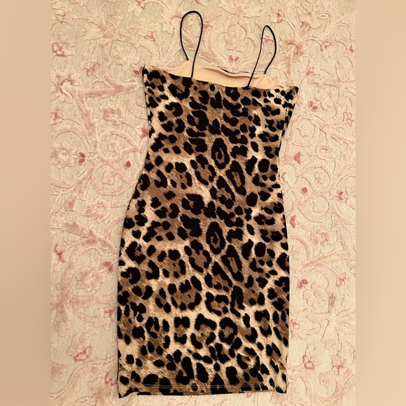 Windsor Leopard Print Mini Dress - Picture 2 of 4
